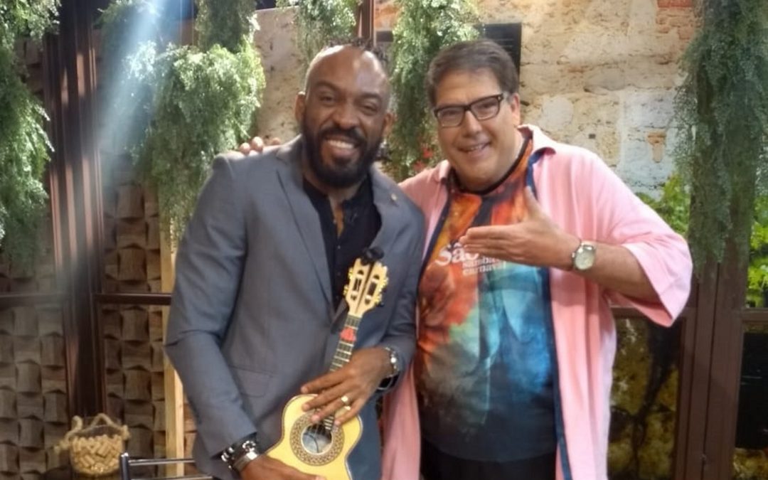 Luciano Faccioli recebeu o músico Almizinho Serra
