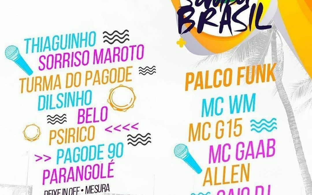 Nomes do samba em Fortaleza dia 18/08