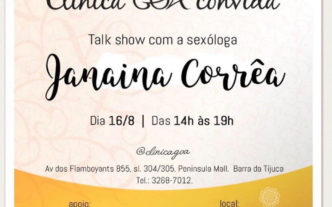 Tarde de Moda e Beleza na clínica Goa