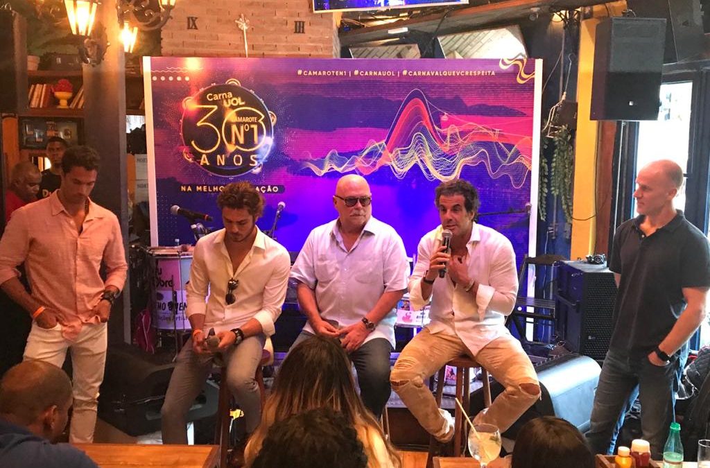 Coletiva de imprensa do Camarote CarnaUol N°1 2020/30 Anos
